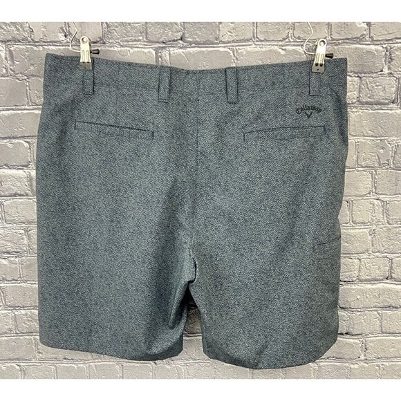 Callaway Mens Golf Shorts Black / Blue Stretch Size 40 - Picture 2 of 4